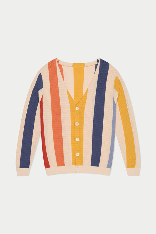 MAVRANS: STRIPED KNIT CARDIGAN (FRONT)