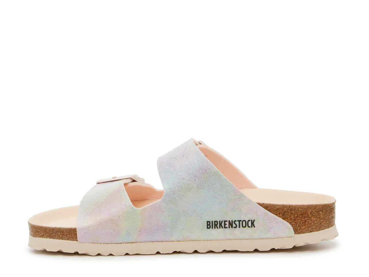 BIRKENSTOCK: ARIZONA BS Iridescent (light rose side view)