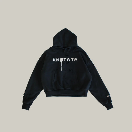 KNOTWTR WOLVERINE HOODIE (flat lay view)