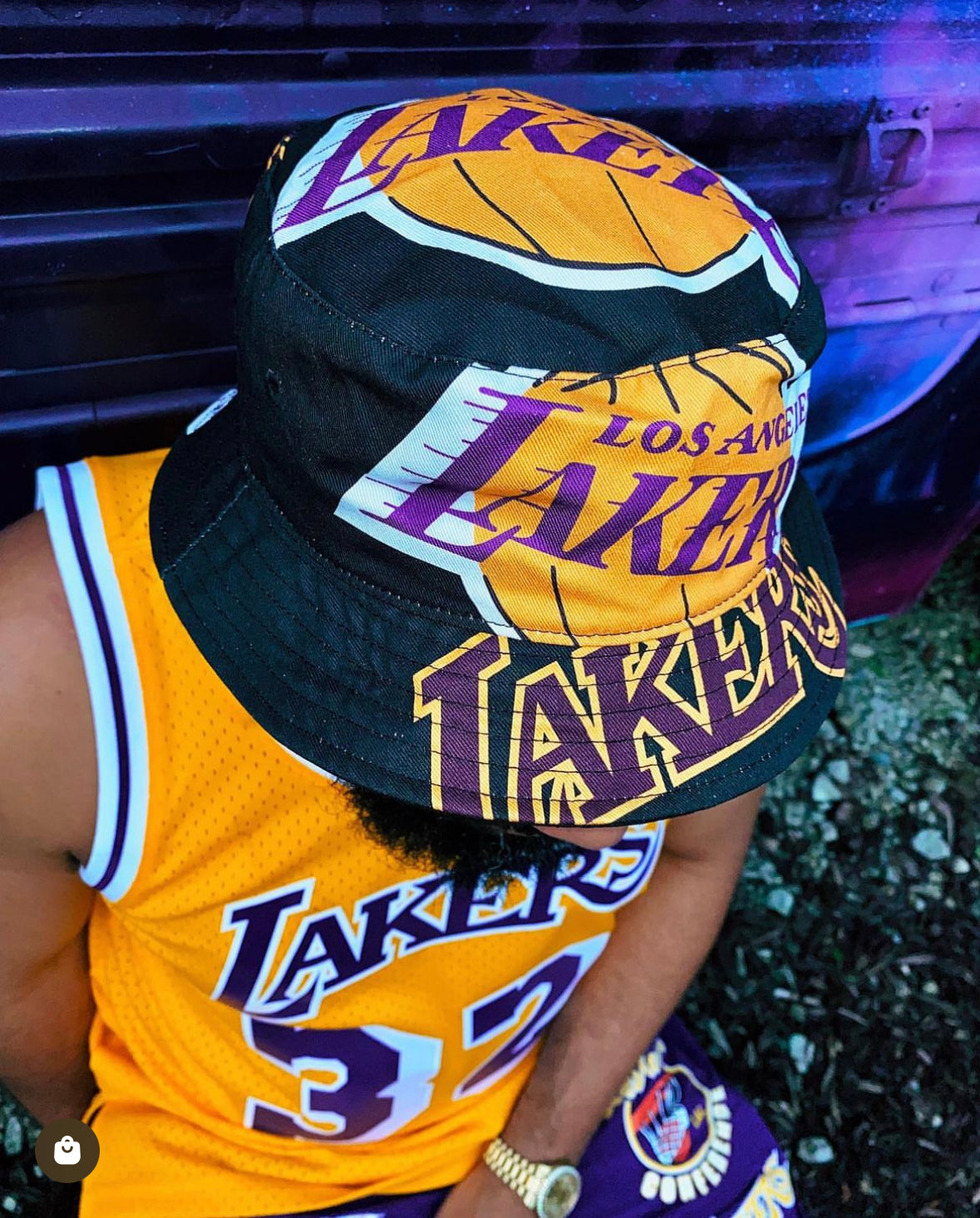 Hat lakers best sale