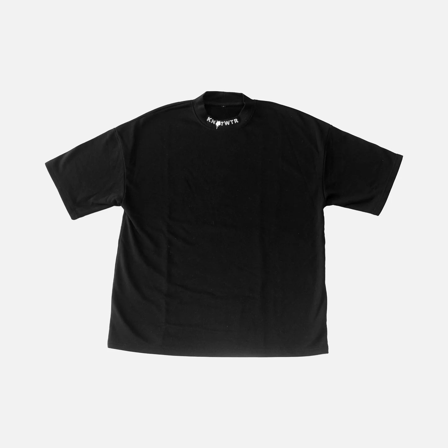 KNOTWTR K T-SHIRT (front view flat lay)