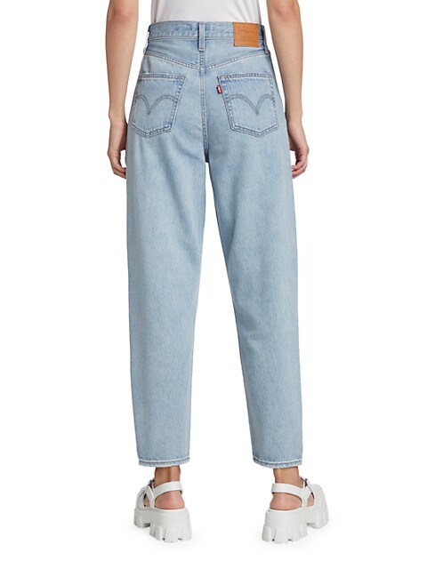 Levi's high waisted tapered jeans