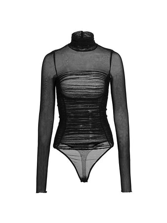 Athena Bodysuit - Black Slinky  Black bodysuit, Slinky, Black pants