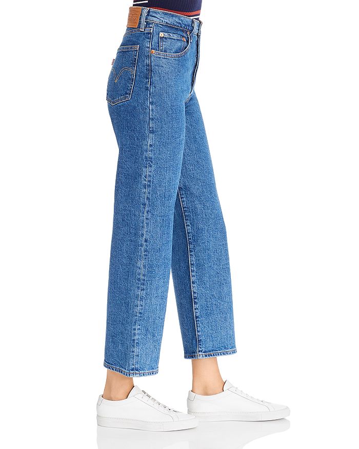 LEVIS PREMIUM RIBCAGE HIGH WAISTED STRAIGHT LEG JEANS GEORGIE