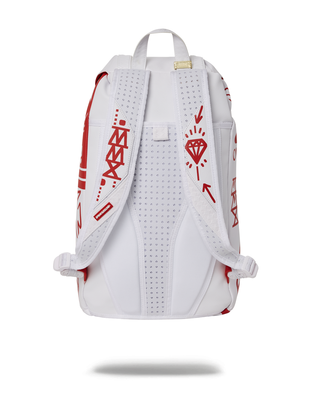 sprayground backpack white