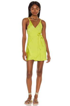 Free People Women's Want Your Love Mini Dress Yellow Size X-Small