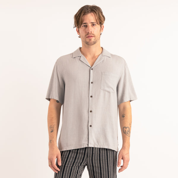 BANKS JOURNAL: BRIGHTON SHORT SLEEVE WOVEN SHIRT – 85 86