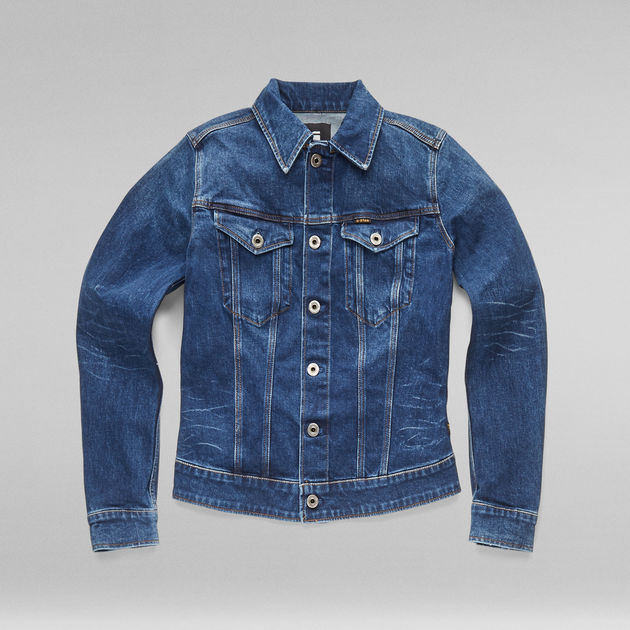 G-STAR RAW 3301 SLIM FIT DENIM JACKET - 8586