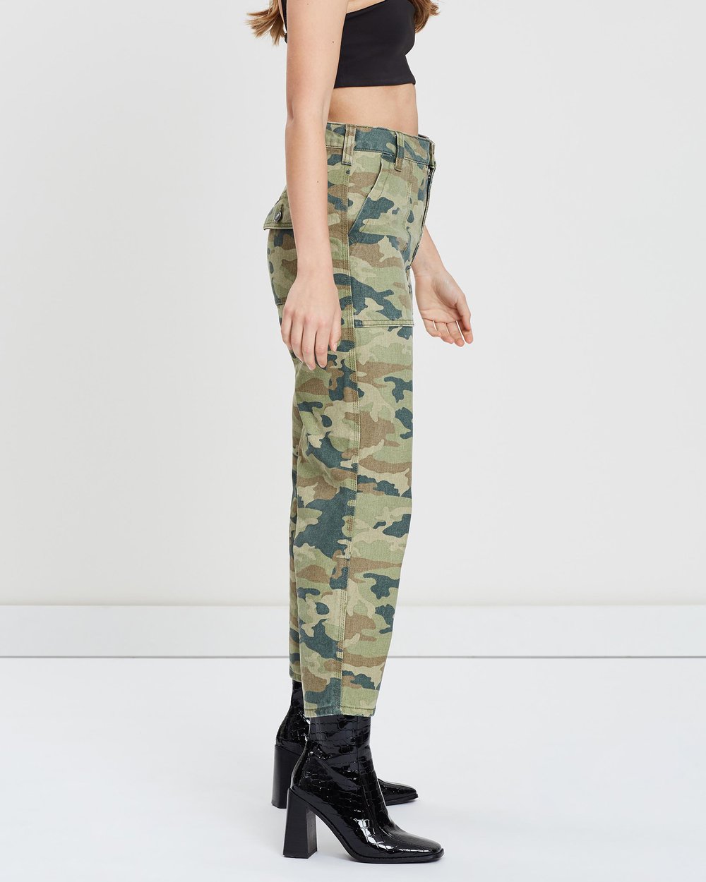 Free people best sale camo pants