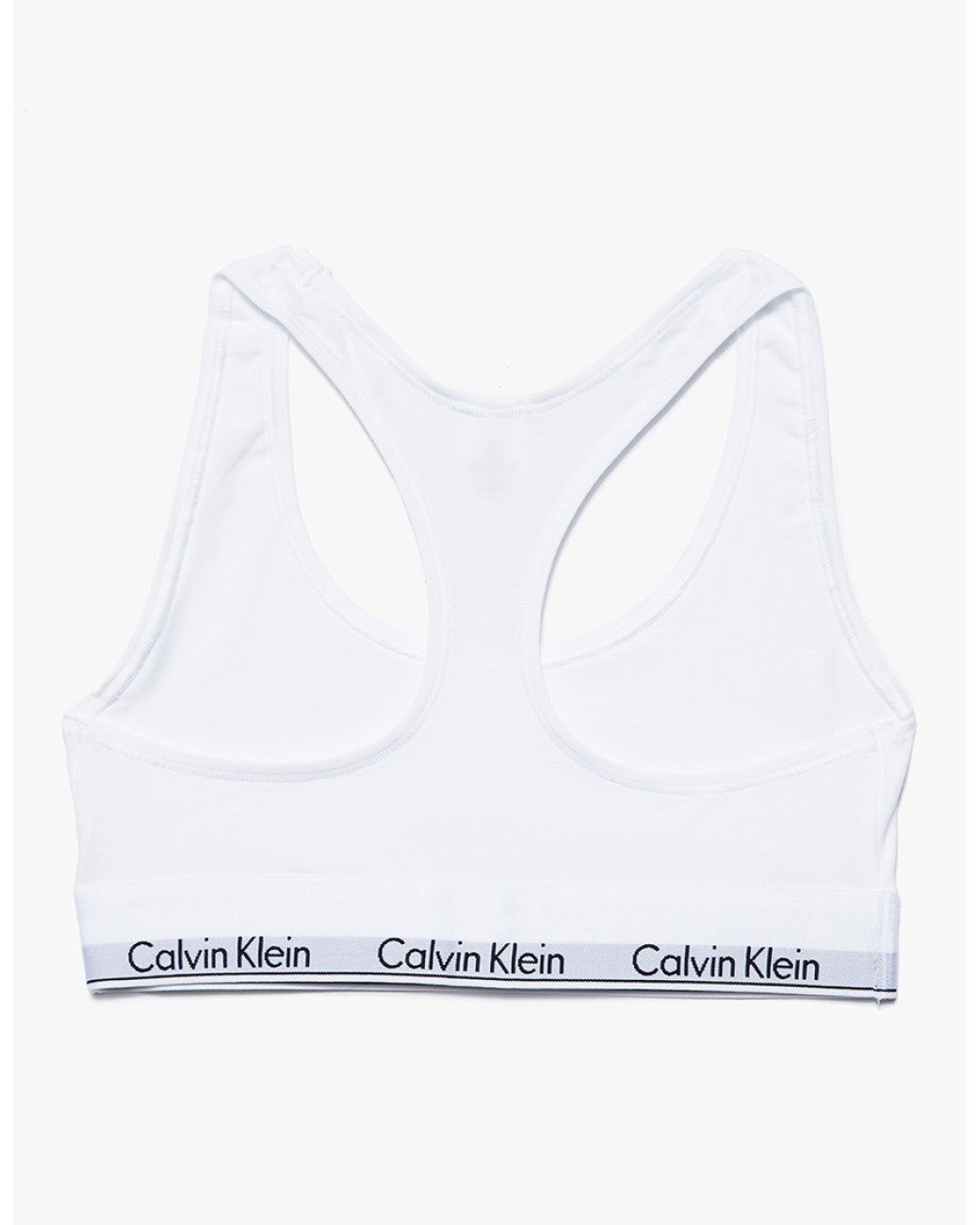 Calvin Klein Women's Modern Cotton Bralette, White, Large