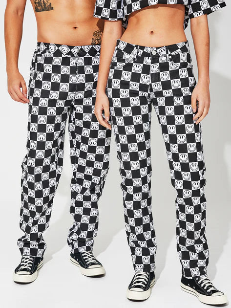 CHECKERED PANTS🖤 - Aesthetic Trousers- Sour Puff Shop