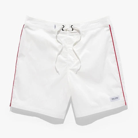 BANKS JOURNAL: ETERNAL WHITE BOARDSHORTS (front view)