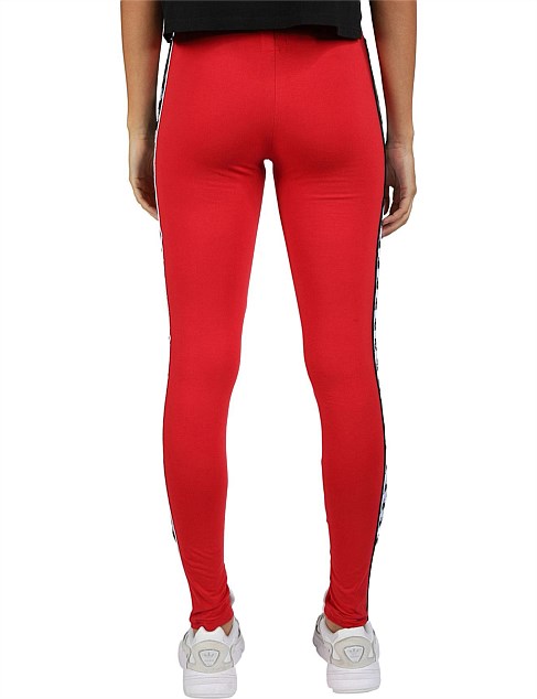 Kappa Womens 222 Banda Anen Skin Fit Leggings 303WGJ0-A0K Red-Size XL
